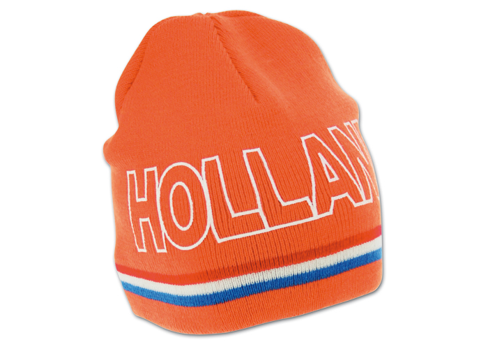 Gebreide WK muts Holland